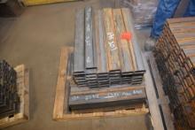 1 Lot of 98 Pieces of 1-1/2"x3"x3/8" Steel Tube; 25-1/2" Length (x38) and 22-3/8" Length (x60)