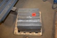 1 Lot of 41 Pieces of 1-1/2"x3"x3/8" Steel Tube; 17-1/2" Length