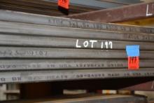 1 Lot of 7 Pieces of 1-1/2"x3" Steel Tube; 84" Length