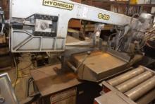 HydMech S-20 3-Phase Band Saw w/Hydraulic Feed, Water or Oil/Water Mix Bath; Item in use until plant