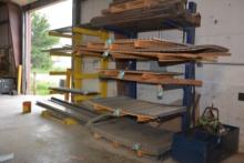 5-Shelf Cantilever Rack; 5'x10'x4'