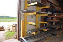 4-Shelf Cantilever Rack; 10'x4'x5'; RACK ONLY