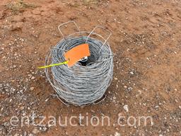 UNUSED ROLL OF BARBED WIRE