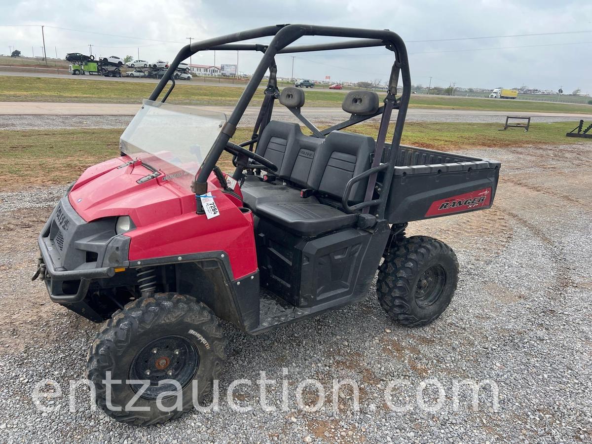 2010 POLARIS RANGER, 800 EFI, 4X4, SINGLE SEAT