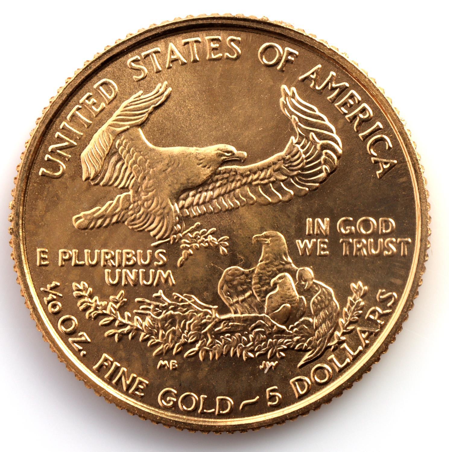 1/10TH AMERICAN GOLD EAGLE GOLD COIN