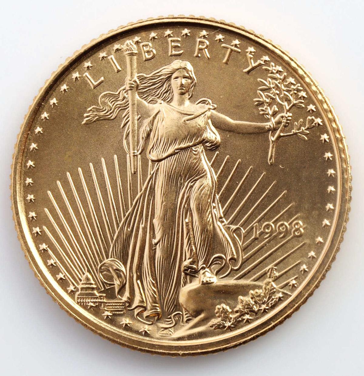 1/10TH AMERICAN GOLD EAGLE GOLD COIN