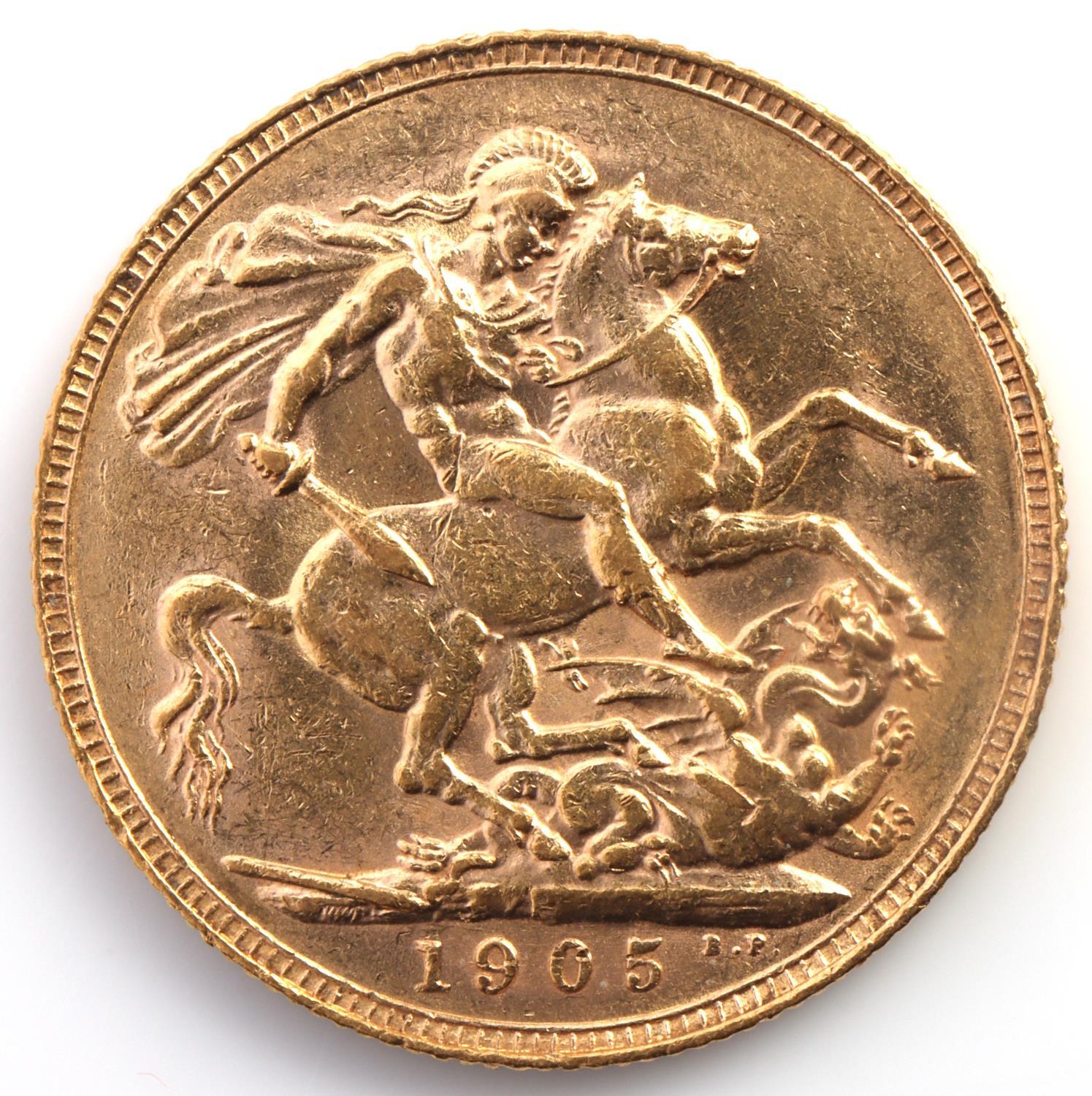 1905 EDWARD VII GOLD SOVEREIGN