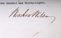 WOODROW WILSON 1913 SIGNED APPOINTMENT