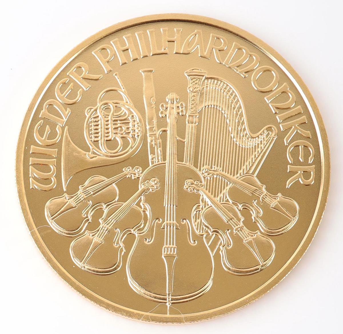 1 OZ GOLD AUSTRIA PHILHARMONIC COIN 2006 BU