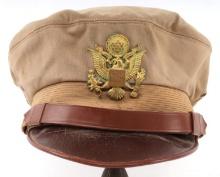 WWII ARMY AIR CORP NAMED PILOT CRUSHER HAT