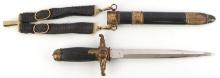 WWII HUNGARIAN PILOTS OFFICERS DAGGER & SCABBARD