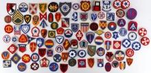 LARGE WWII & POST WAR US MILITARY & NATO PATCH LOT