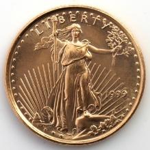 1/10TH OZ AMERICAN EAGLE GOLD COIN BU