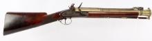 W. PARKER HOLBORN BRITISH FLINTLOCK BLUNDERBUSS