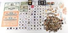 OVER 10 POUNDS UNSEARCHED WORLD US COIN LOT