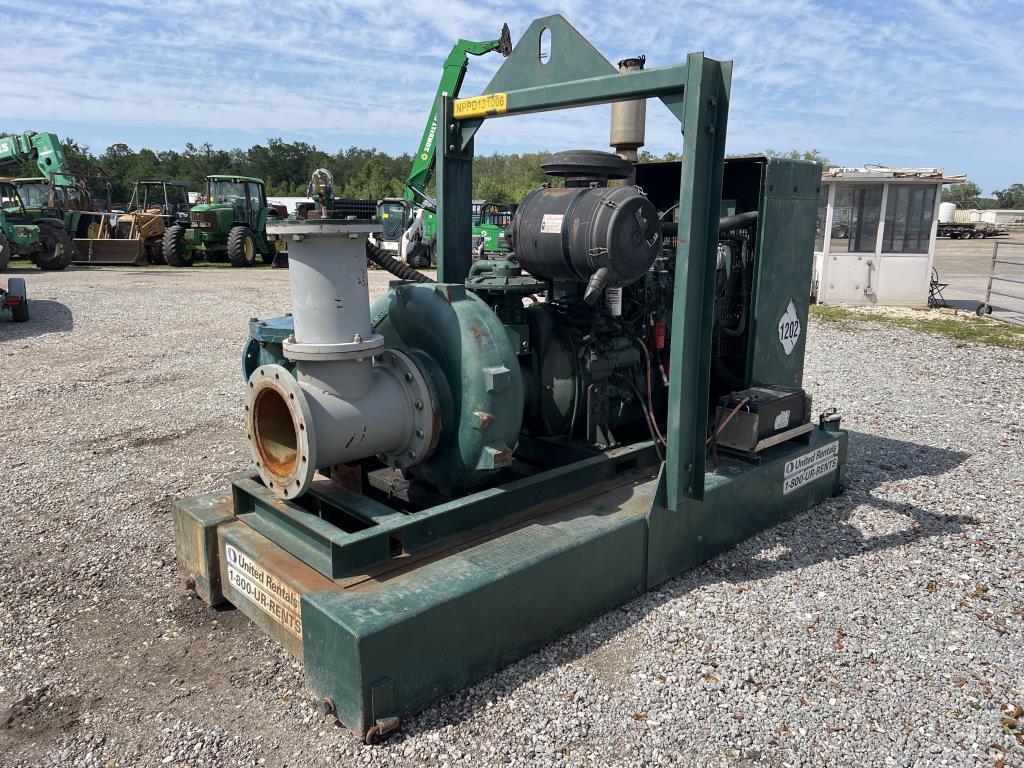 Pioneer 12 Inch Diesel Powered Water Pump R/k