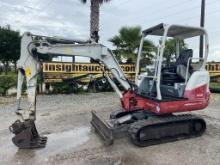 2018 Takeuchi Tb230 Hydraulic Excavator R/k