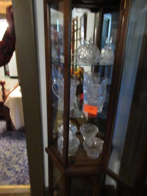 ALL GLASS IN CABINET- NOT CABINET