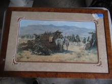 SIGNED AND FRAMED BY HOWARD TERPNING" SEARCH FOR THE RENEGADES"  46/1000