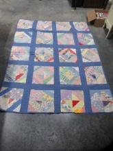 NICE HANDMADE QUILT  59 X 77