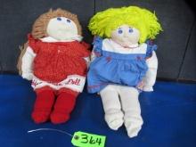 2 RAG DOLLS