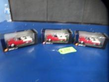 3 MODEL CARS  55 CHEVY