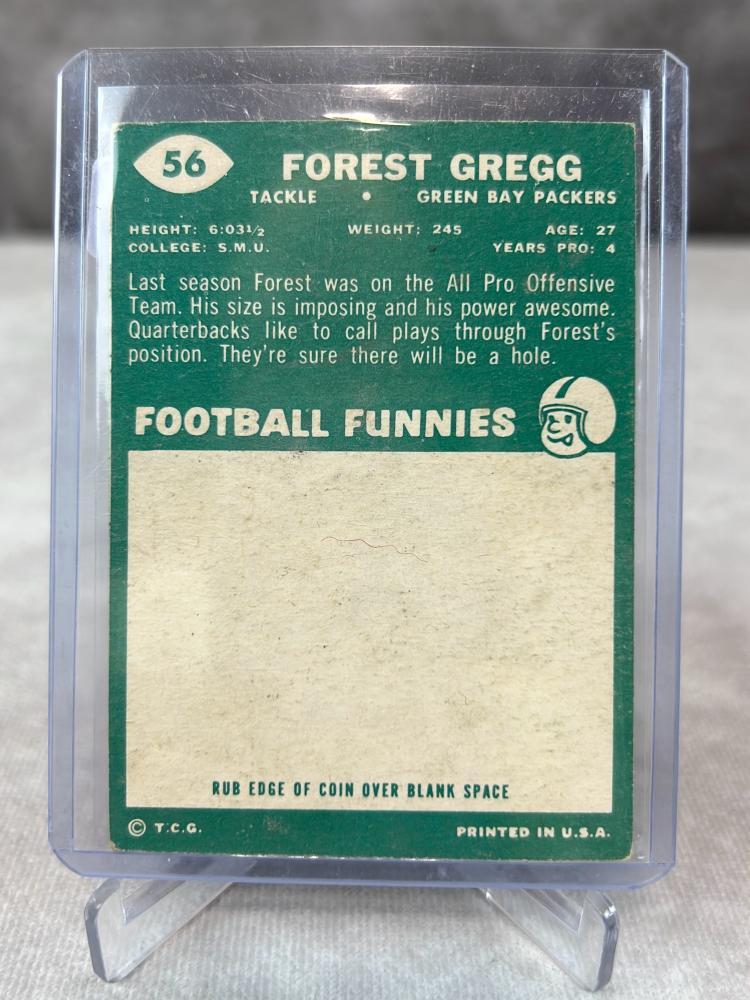 1960 Topps Forrest Gregg Rookie
