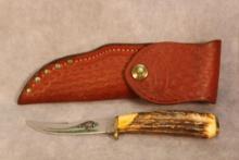 1980 CASE FIXED BLADE PHEASANT HUNTER STAG