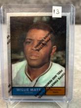 Willie Mays 1996 Topps Finest Refractor #14 With Proctive Coating