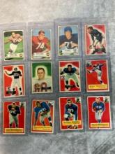 1954-55 Bowman Football 7 Card Lot - Qty 4-54's and 3-55's