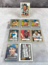 (15) Mickey Mantle Refractor & 1952 Topps World Series Reprint Insert Cards w/Refractors and Gold