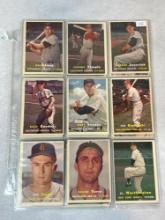 1957 Topps Baseball 17 Card Nice Lot EX-EXMT #2-63