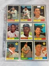 1961 Topps Baseball 50 Card Lot Between #180-258 - EX-EXMT