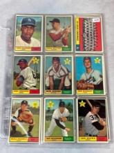 1961 Topps Baseball 50 Card Lot Between #352-469 - EX-EXMT 6 Semi-Hi