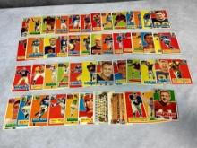1956 Topps Football 50 Card Lower Grade Lot VG + or -