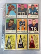 1959 Topps FB 52 Card Lot #2-110 With Stars Ex-ExMt