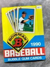 1990 Bowman Baseball Unopened Box