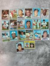 1967 Topps Baseball 20 Card Hi Grade Lot EXMT