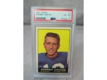 Johnny Unitas 1961 Topps #1 PSA 4 Baltimore Colts