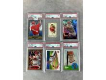 6 Card Graded Mike Trout Lot