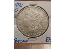 1892O MORGAN DOLLAR CHOICE BU