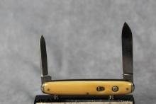 SCHRADE WALDEN NEW YORK PUSH BUTTON TWO BLADE PEN KNIFE