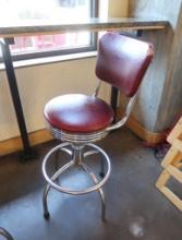 cushioned bar stools w/ backs