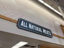 All Natural Meats Sign