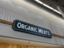 Organic Meats Sign