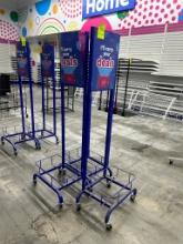 Portable Shopping Basket Stands