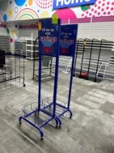 Portable Shopping Basket Stands