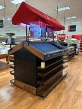 Double-Sided Produce Merchandiser W/ Farm Stand Top