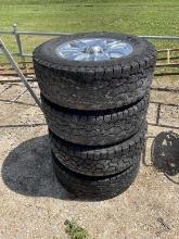 (4) LT275/65R18 Tires and Rims