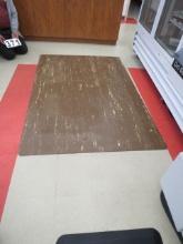 brown anti fatique mat 72" x 49" w